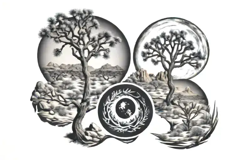 Joshua Tree Yin And Yang