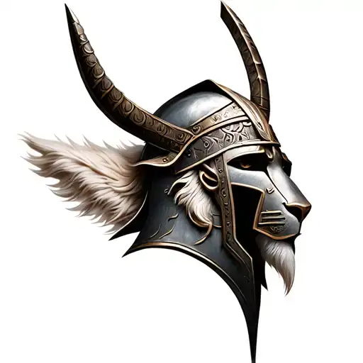 Viking Lion Spartan Helmet
