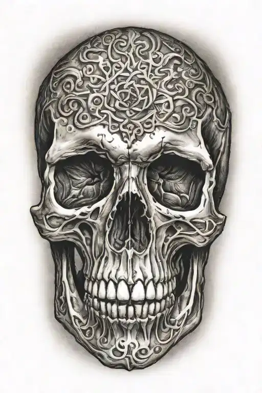 Realistic Skull Soft Shading