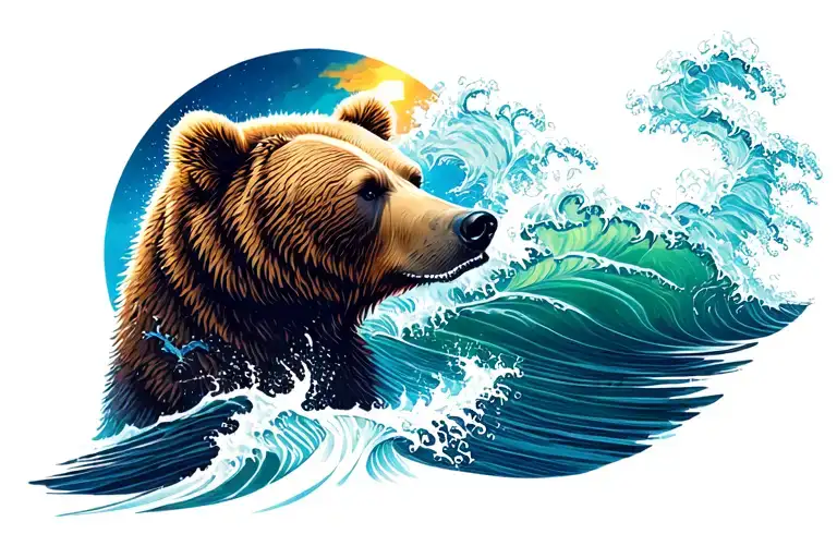 Waves Bear Sunshine