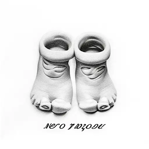 Baby Feet With Name