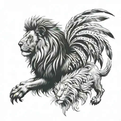 Lion Rooster