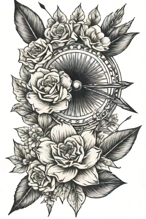 Arrow Turned Into Flower Made