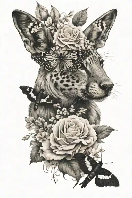 Realism With Flowers And Animals