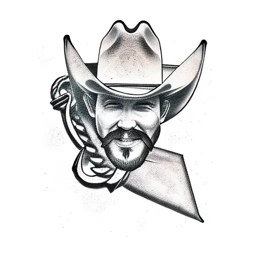 Anchor With Cowboy Hat