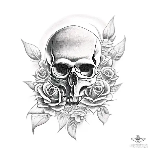 Skull And Roses