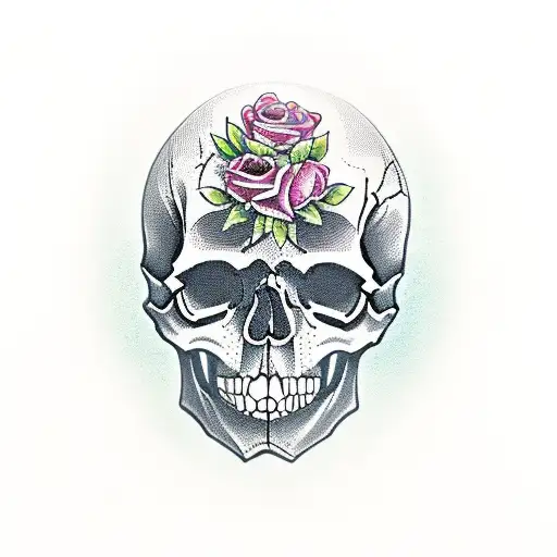Skull And Roses