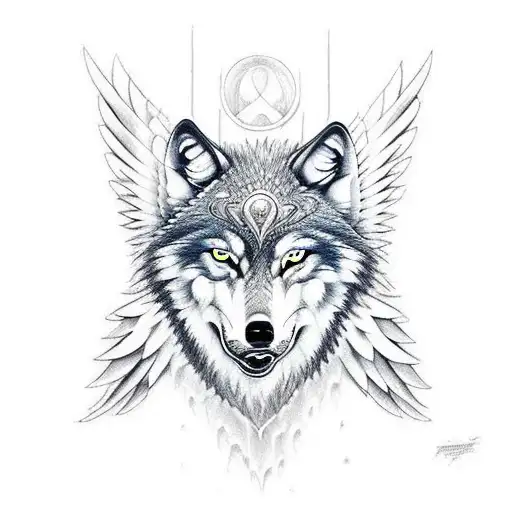 Wolf With Wings