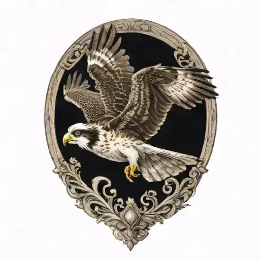 Osprey Diving With Talons