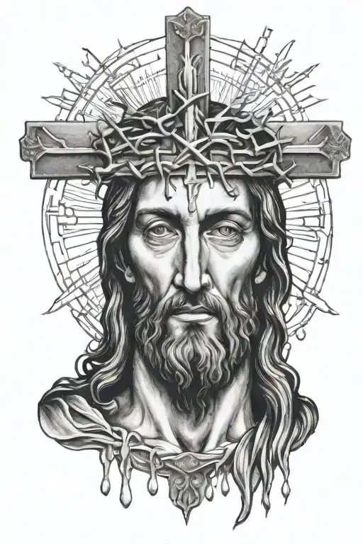 Portrait Christ Cross