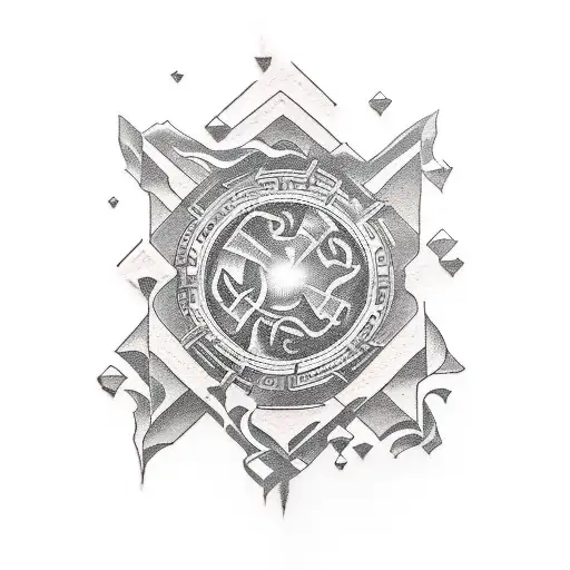 A Group Of Adventurers Exploring A Mysterious Dungeon