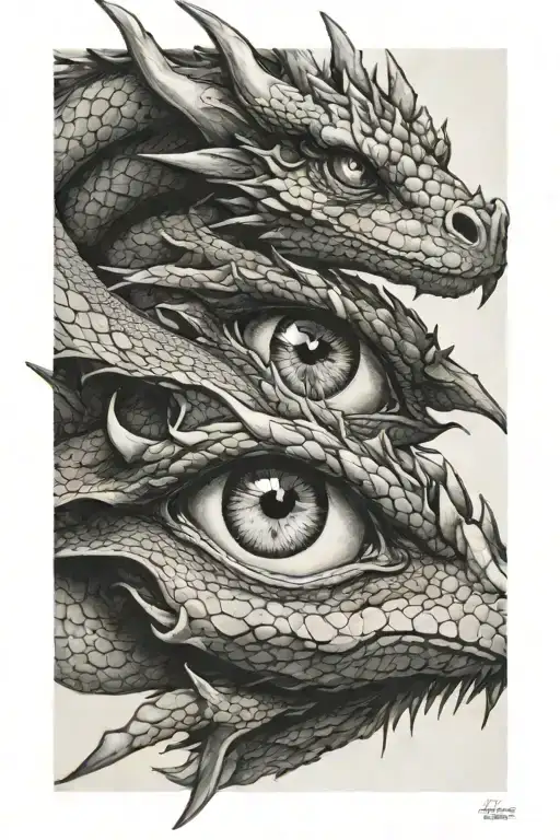 Eyes And Dragon
