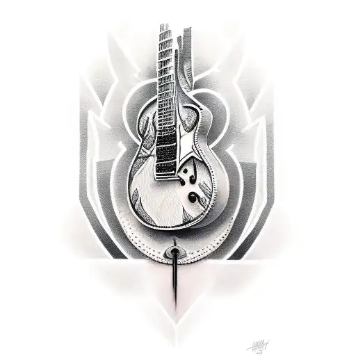 Guitar Spartan Never Give Up