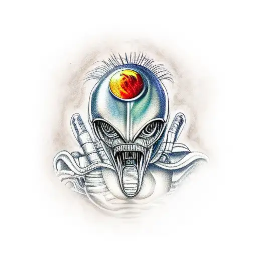 Alien Xenomorph Van Gogh