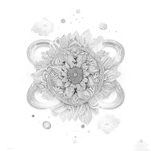 Space With Floral Ornament