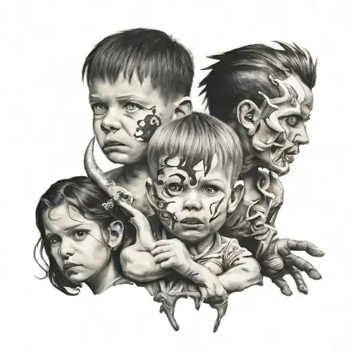 One Kid With Two Parts Good And Evil