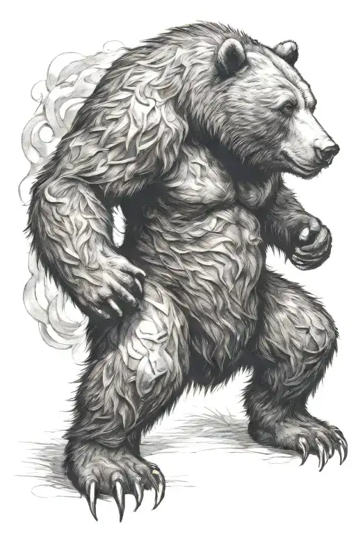 Rage Bear Standing