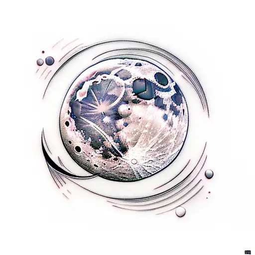 Moon With Selenophile Written