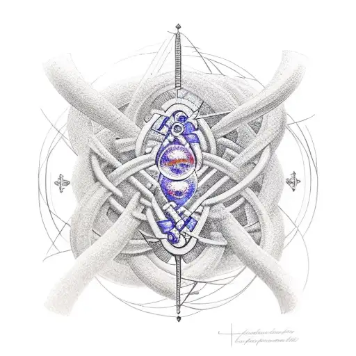 Hourglass And Dna Coil