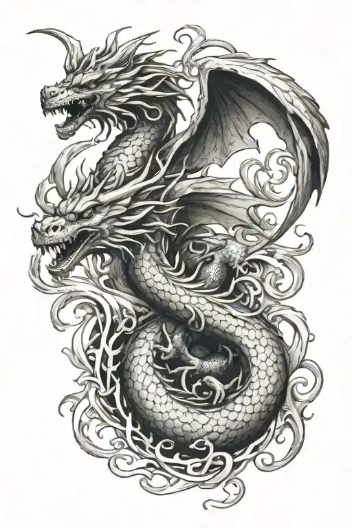 Dragon And Phoenix Emerging