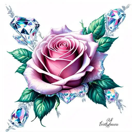 Rose Bling Diamond
