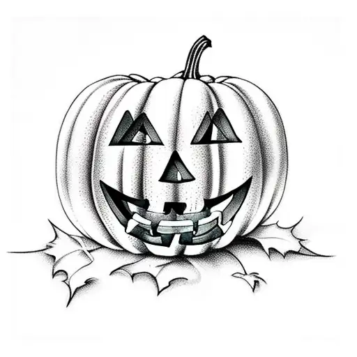 Jack O Lantern Halloween Scene