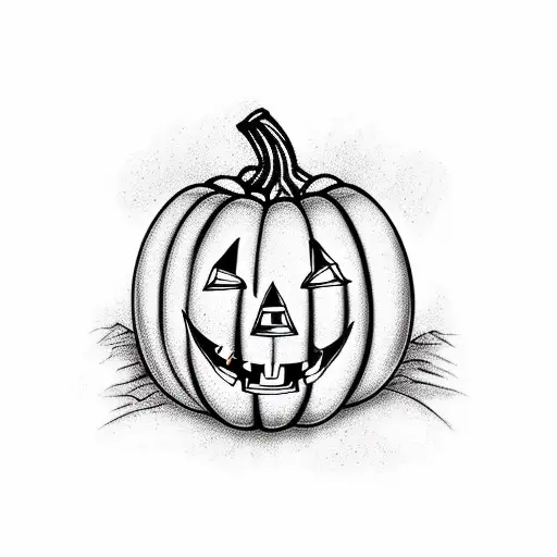 Jack O Lantern Halloween Scene