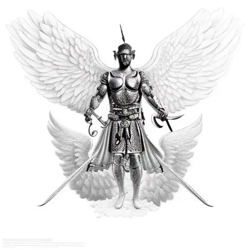 Male Warrior Angel