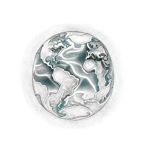 Mother Earth Calm And Hugging Skorpion