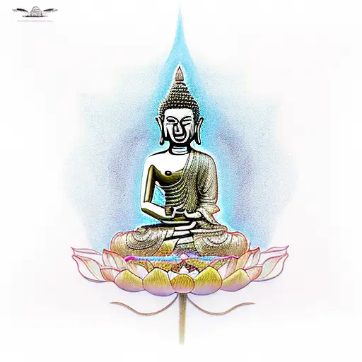 Buddha With Lotus