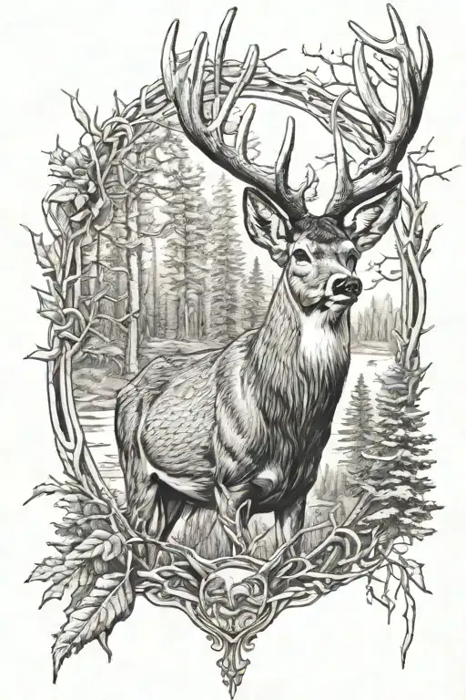 Bowhunting Whitetail Deer With A Forest