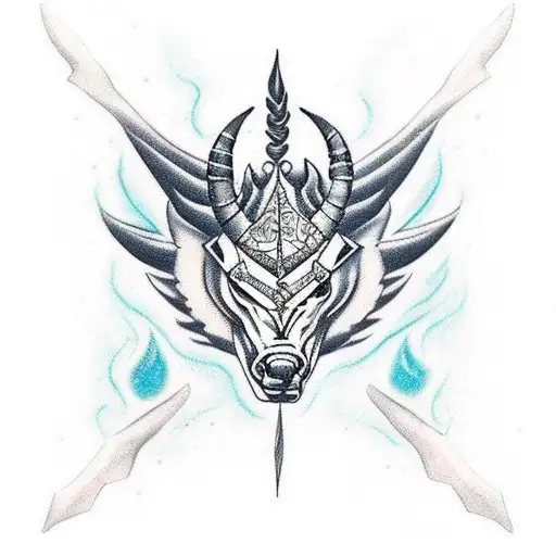 Badass Sagittarius With Fire