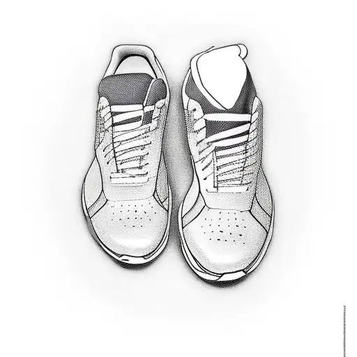 Business Man With Sport Shoes An Geographic Design