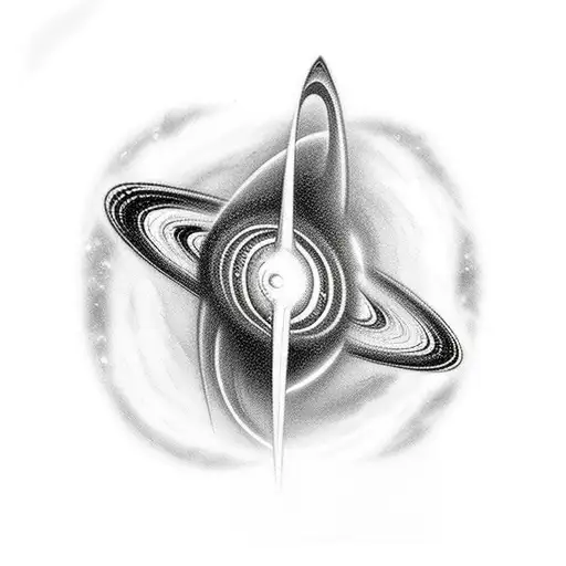 Tornado Astronaut Saturn Jupiter Moon Black Hole