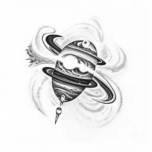 Total Arm Tornado Astronaut Saturn Jupiter Moon Black Hole