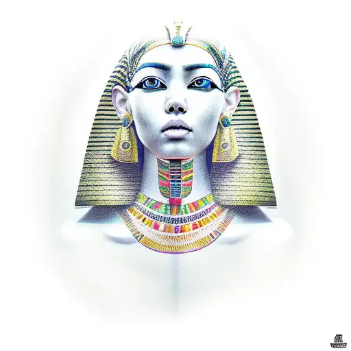 Girl With Long Hair Egyptian