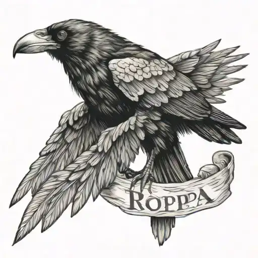 Crow Holding Word Poppa