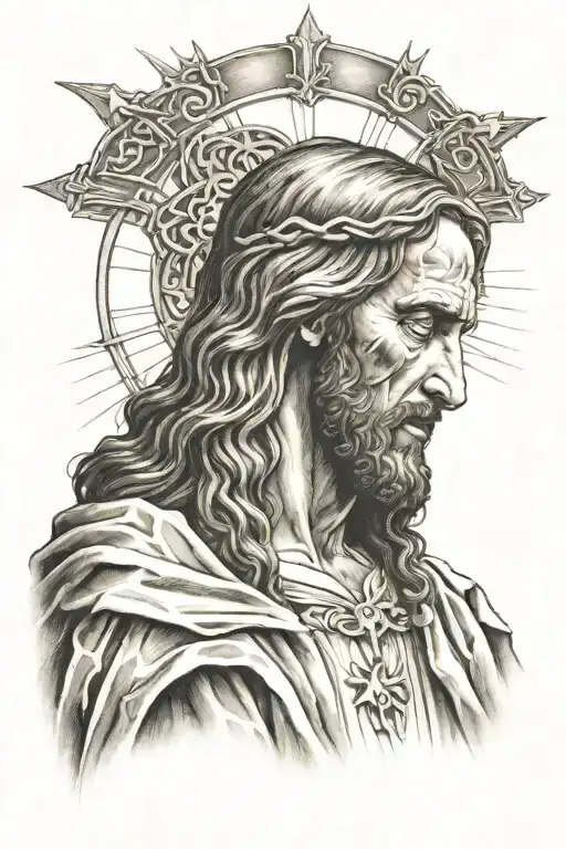 Jesus Christ Praying