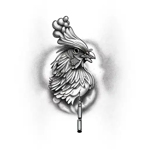 Cartoon Chicken Shooting Pistol