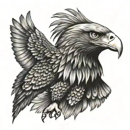 Shoulder Eagle Armou Sleeve With Gap