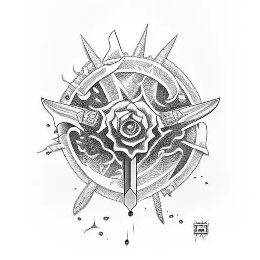 Sunset Blod Swords Blod Number Seven