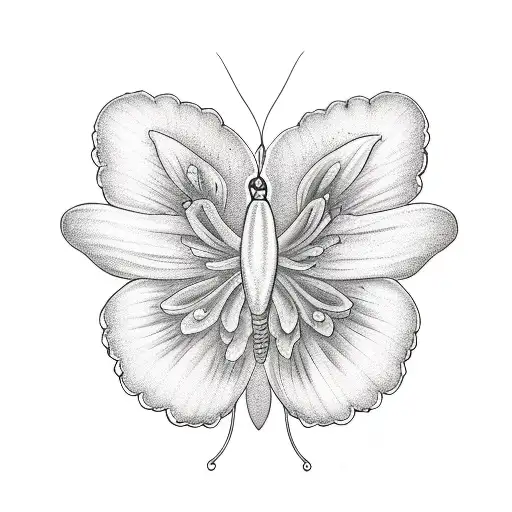 Lily And A Butterfly