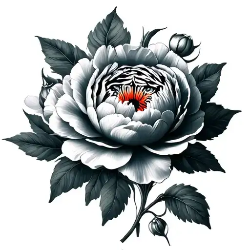 Tiger Peonie Flowers