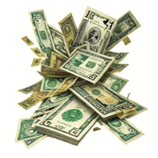 Orozco Last Name With Money Falling And Pokar Cards