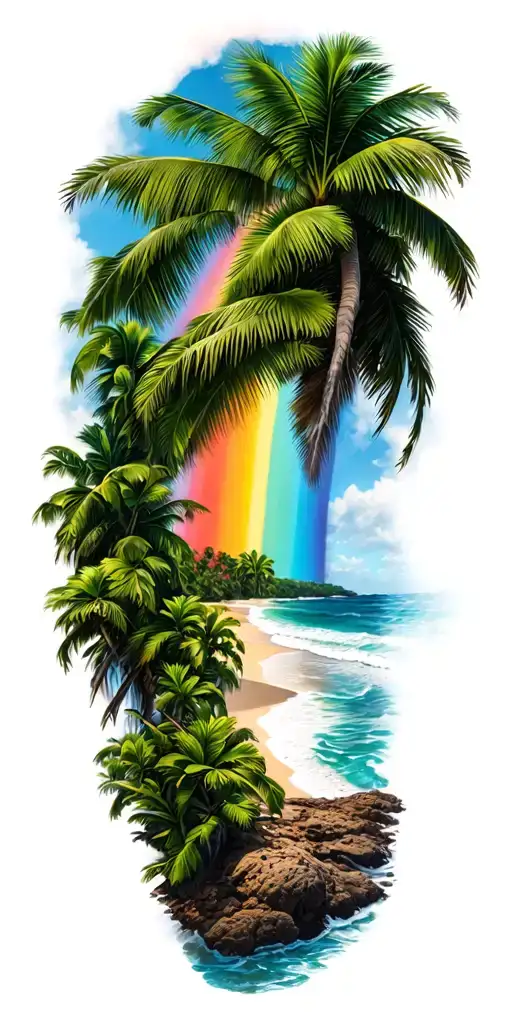 Paradise Beach Rainbow