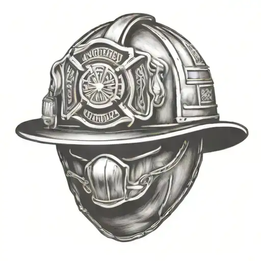 Firefighter Leather Helmet