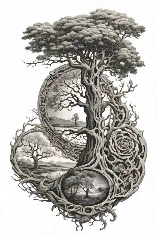 Tree Of Life And Death And In The Name Of Blanca And Alberto
