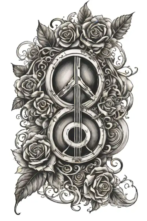 Music Peace And Love Inspired Design