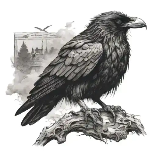 Vinking Sweat Munin Raven