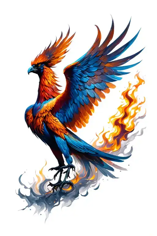 Phoenix Rising From Ashes